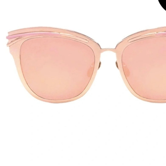 TOPFOX CANDY PINK ROUND OVERSIZED SUNGLASSES - Picture 4 of 13